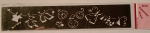 Embossing-Schablone Stencil Baby-Wäscheleine